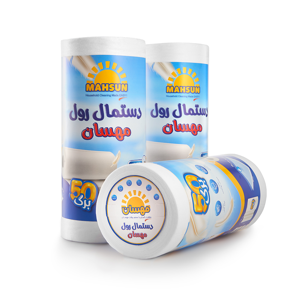 دستمال رول 50 برگ مهسان